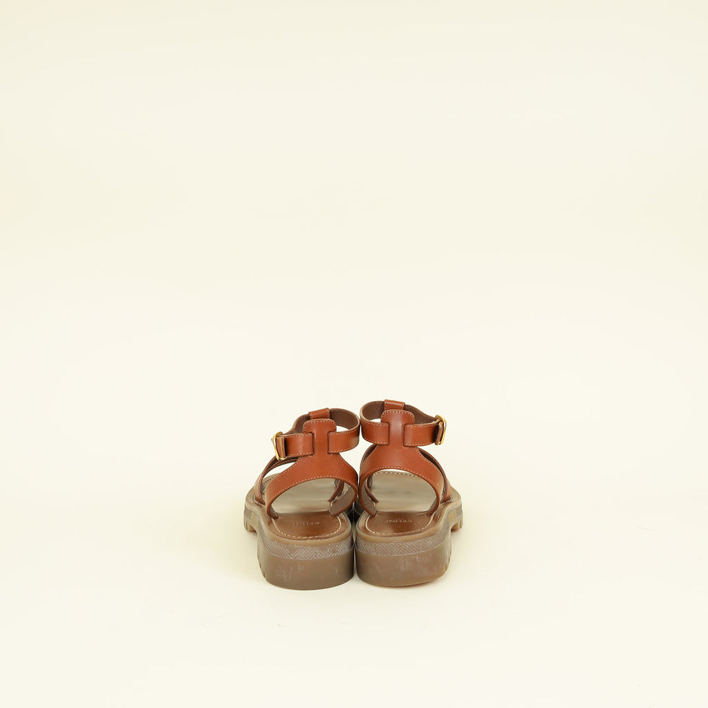 Celine Tan Clea Triomphe Gladiator Sandal 38