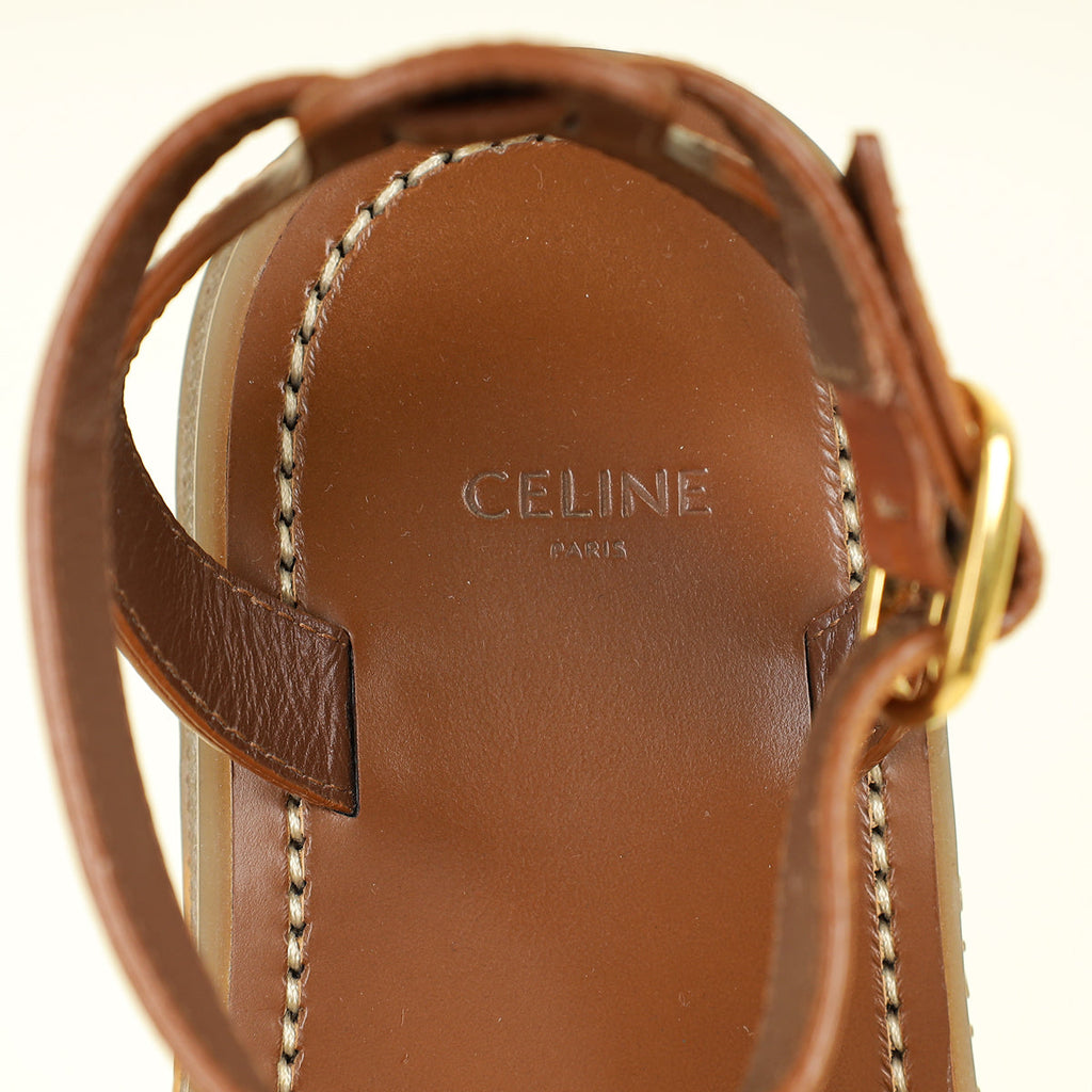 Celine Tan Clea Triomphe Gladiator Sandal 38