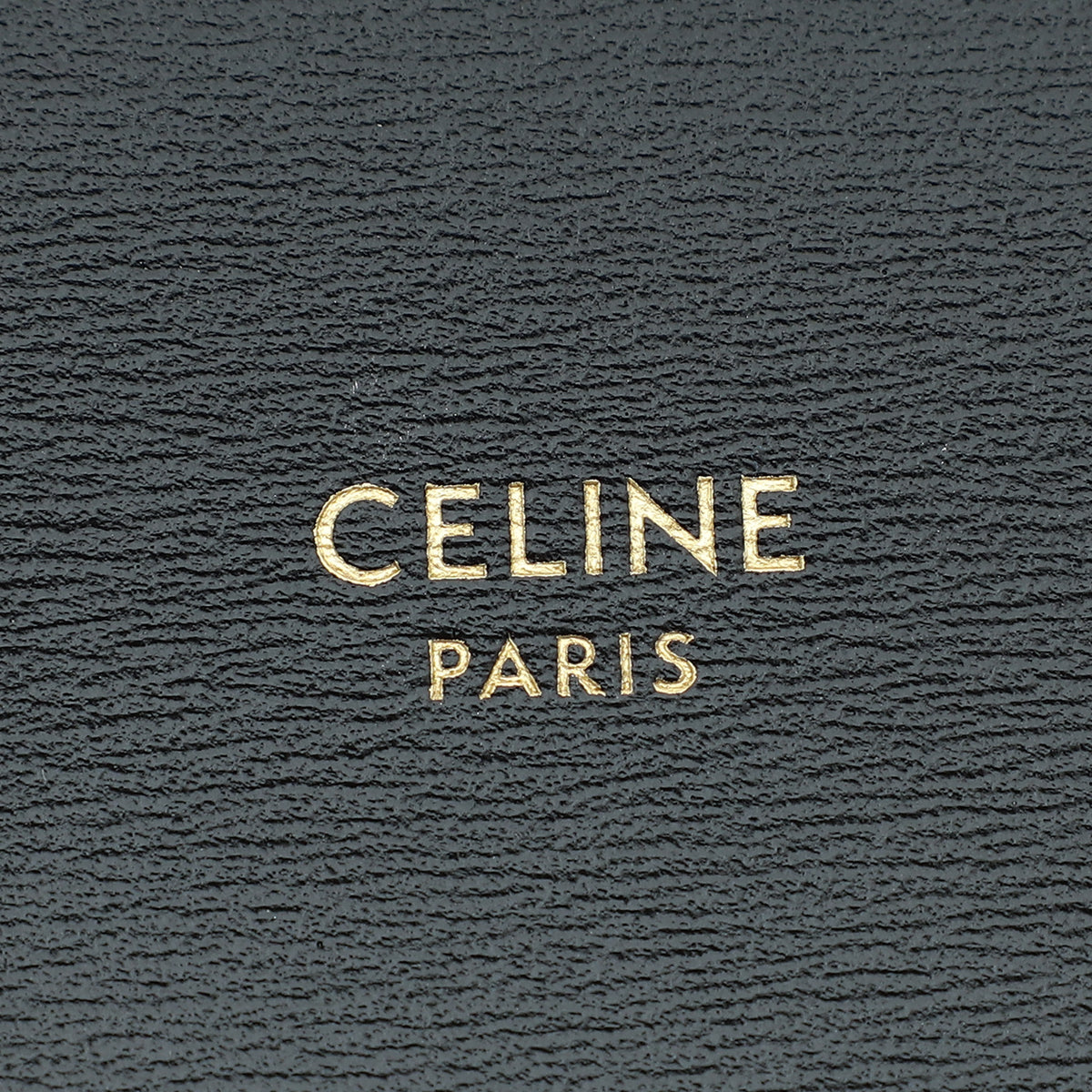 Celine Black Phone Flap Pouch W/ Strap