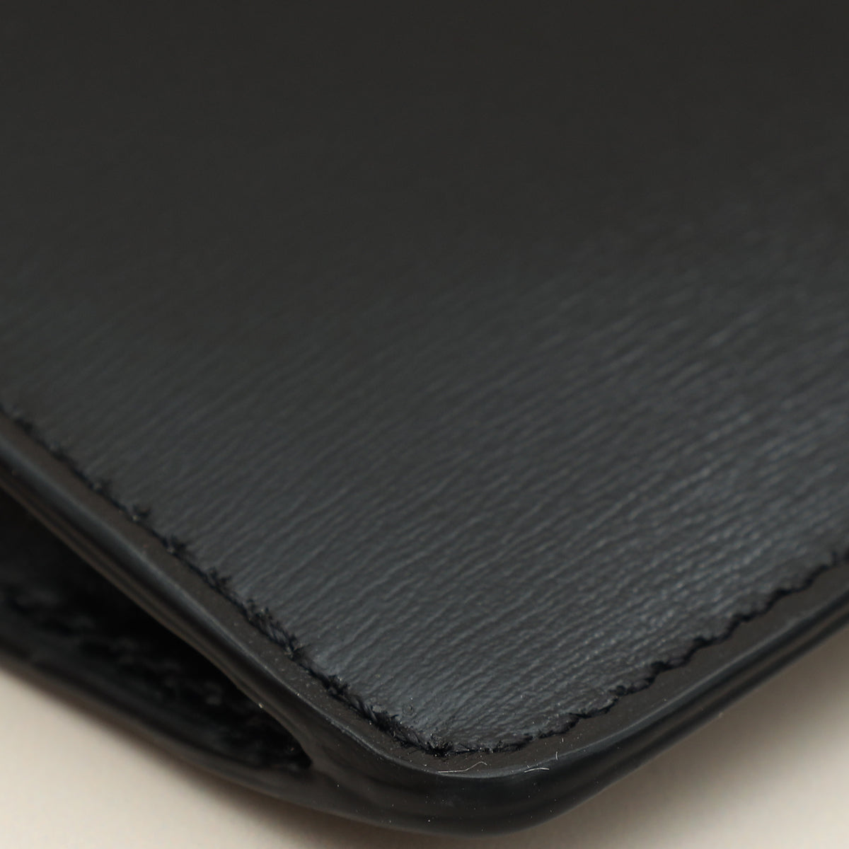 Celine Black Phone Flap Pouch W/ Strap