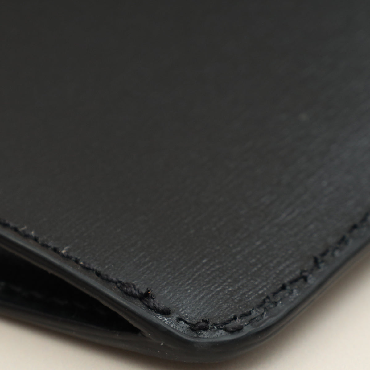 Celine Black Phone Flap Pouch W/ Strap