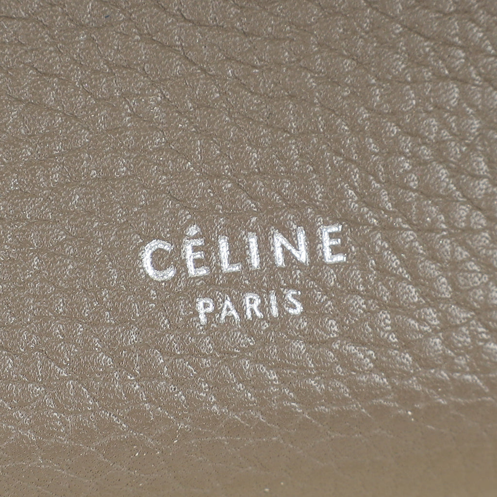 Celine Bicolor Trifold Compact Wallet