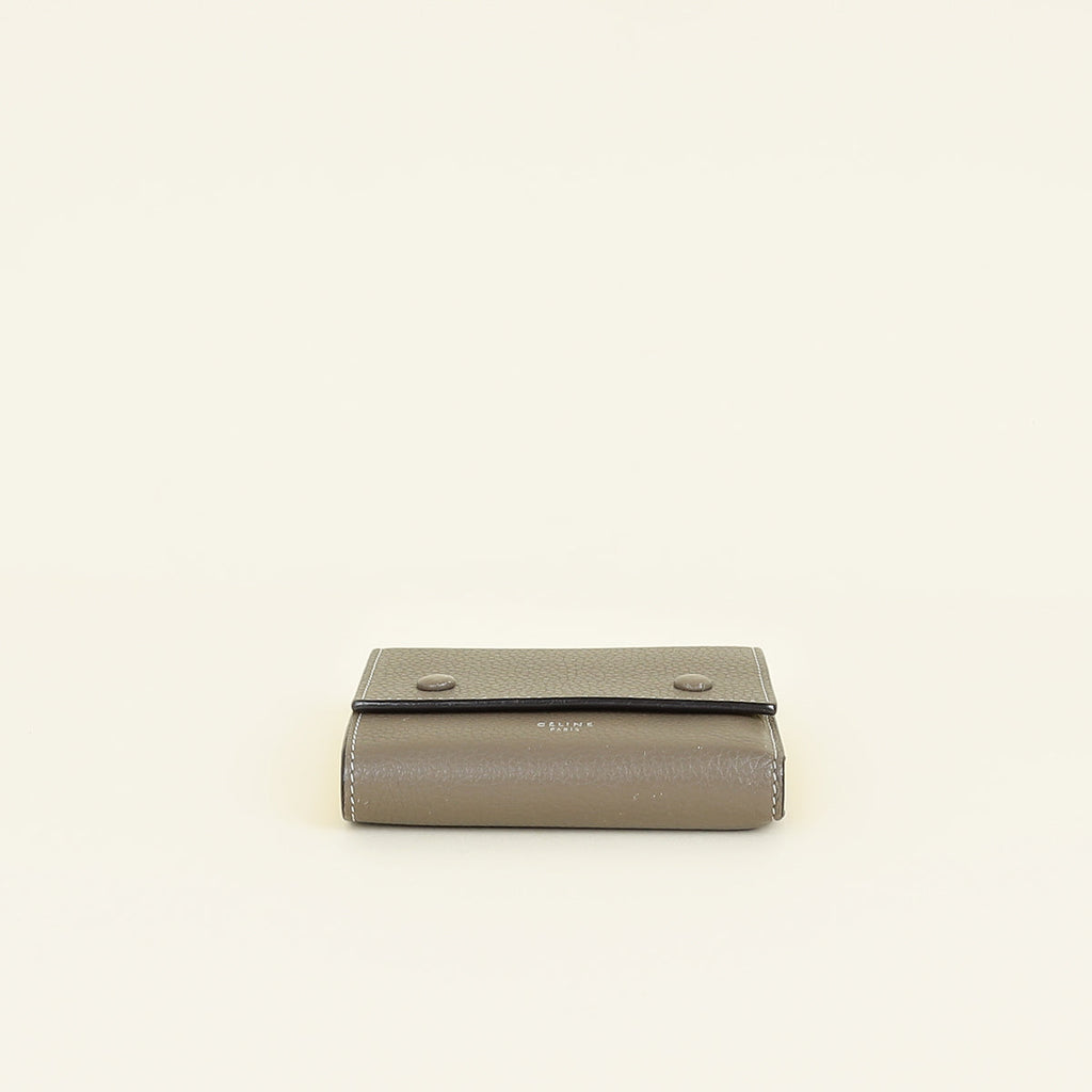 Celine Bicolor Trifold Compact Wallet