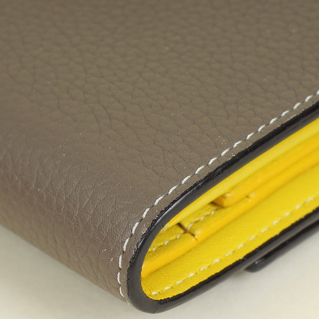 Celine Bicolor Trifold Compact Wallet