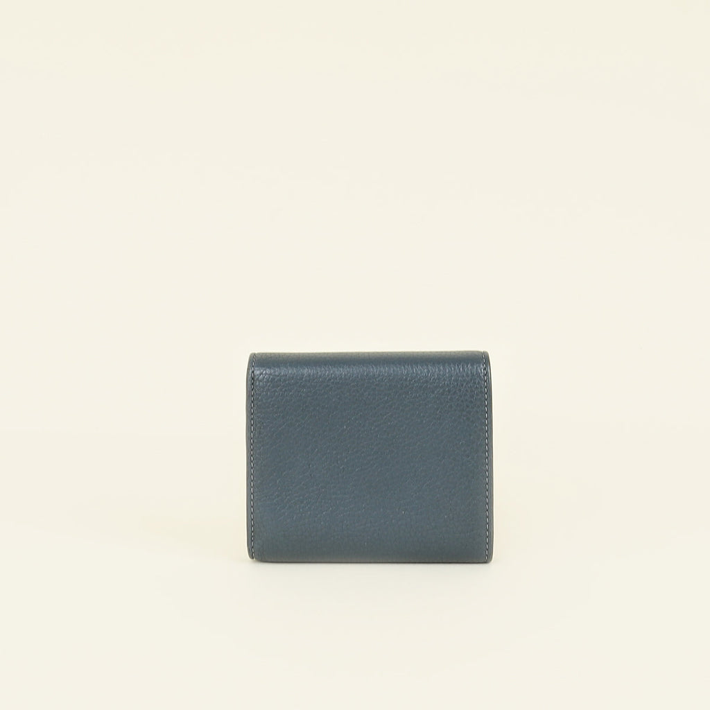 Celine Bicolor Trifold Compact Wallet