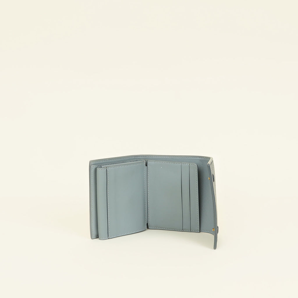 Celine Bicolor Trifold Compact Wallet