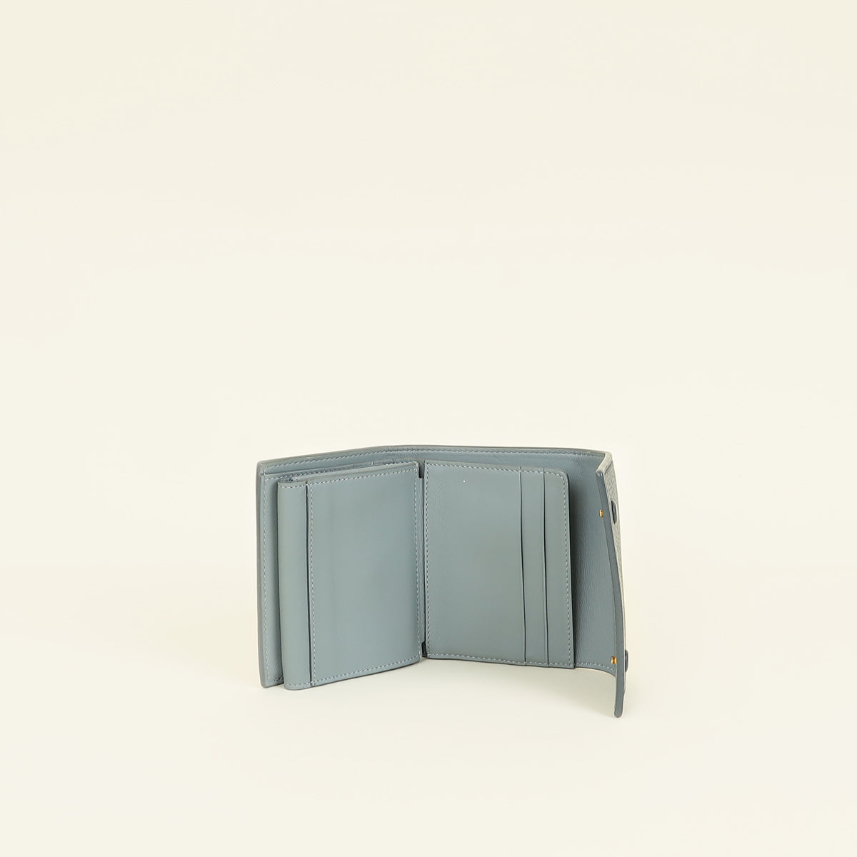 Celine Bicolor Trifold Compact Wallet