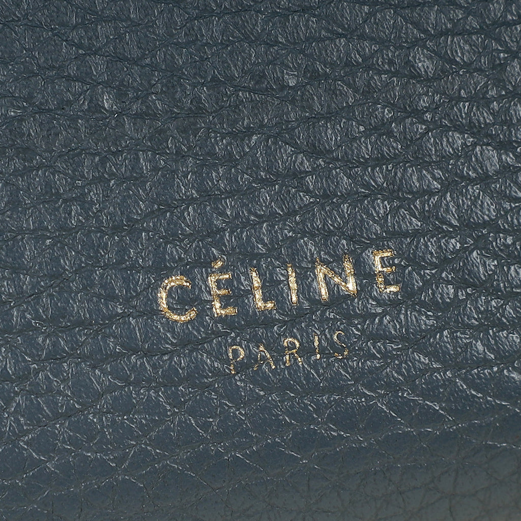 Celine Bicolor Trifold Compact Wallet