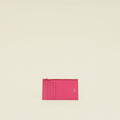 Celine Hot Pink Zipped Flat Card Holder