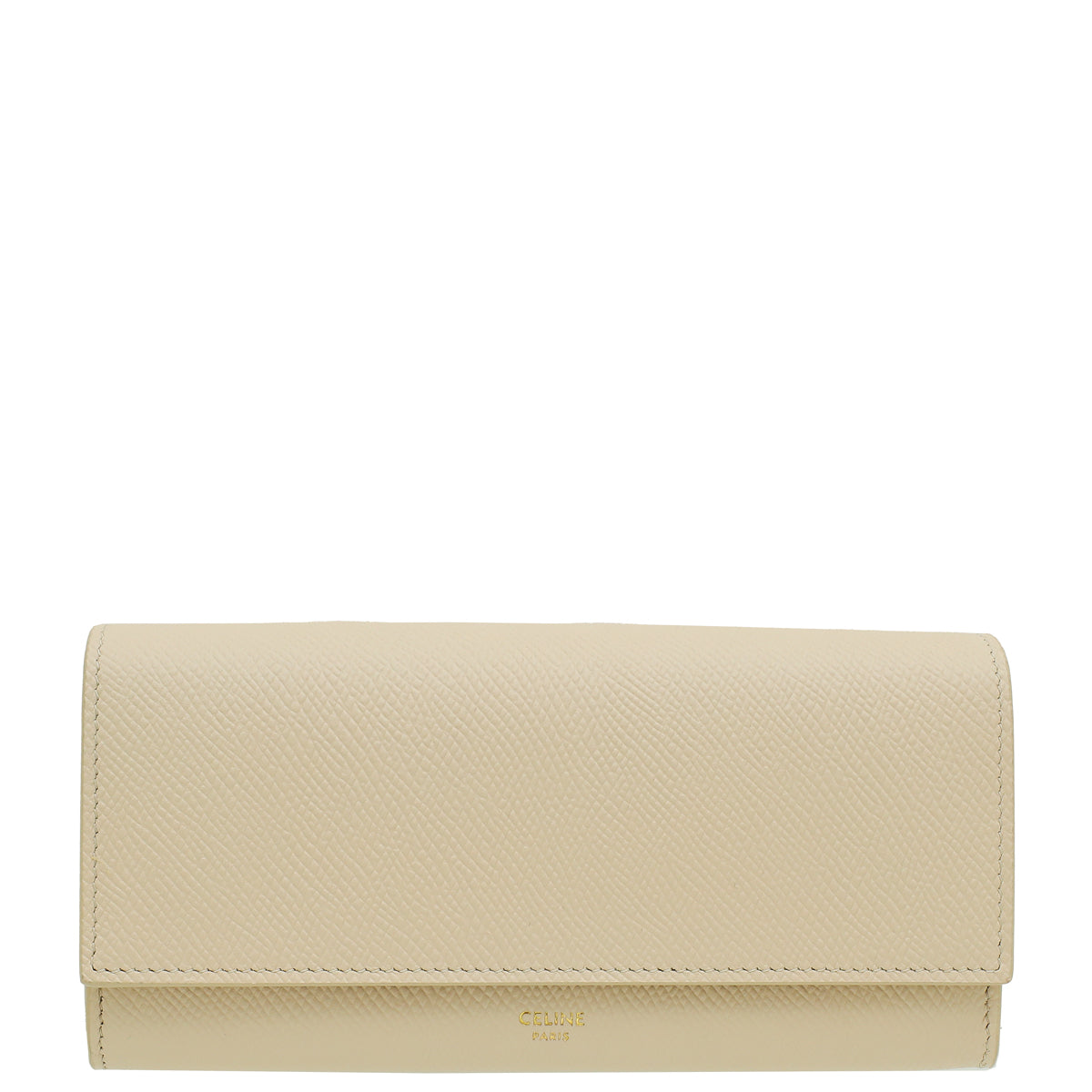 Celine Powder Beige Flap Long Wallet