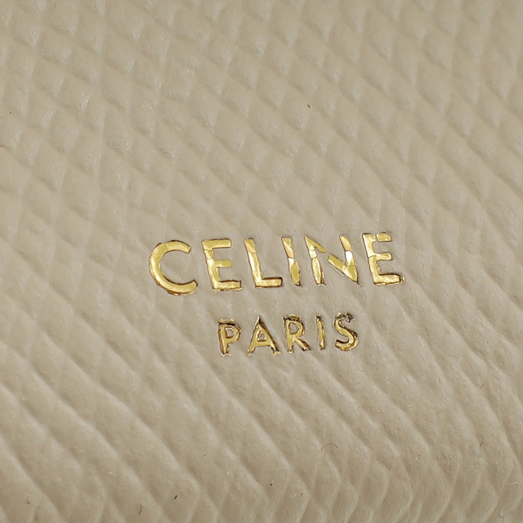 Celine Powder Beige Flap Long Wallet