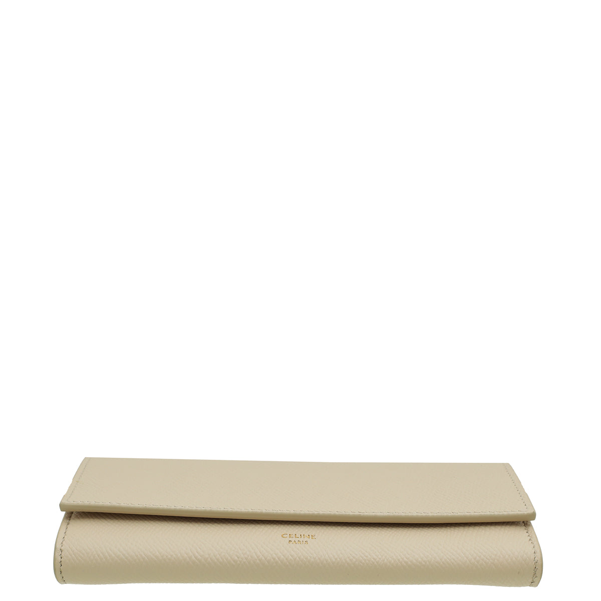 Celine Powder Beige Flap Long Wallet