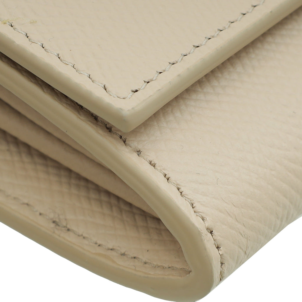 Celine Powder Beige Flap Long Wallet