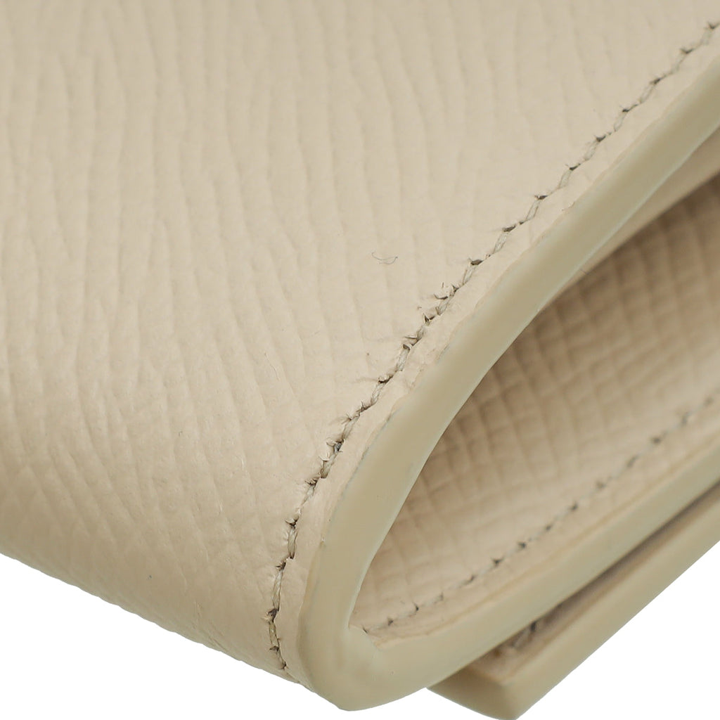 Celine Powder Beige Flap Long Wallet