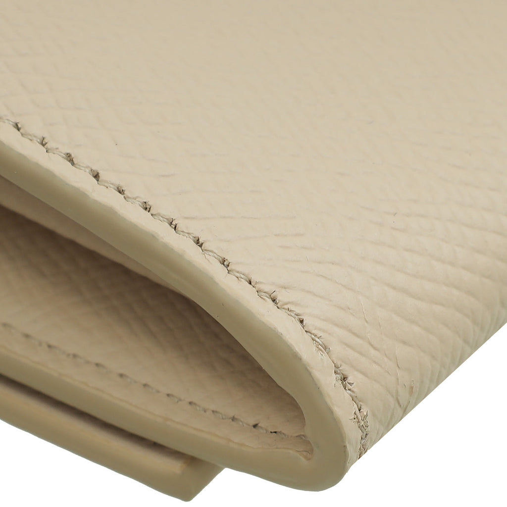 Celine Powder Beige Flap Long Wallet