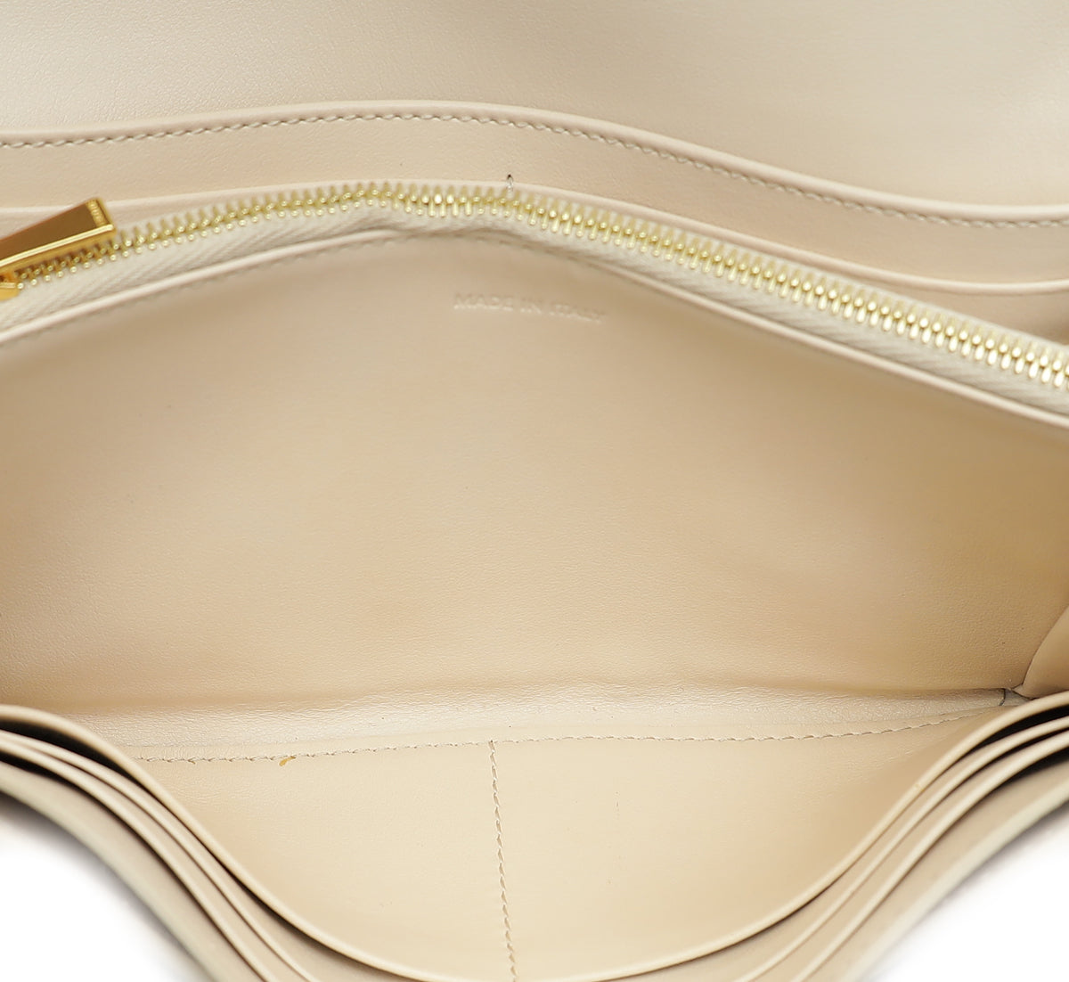 Celine Powder Beige Flap Long Wallet