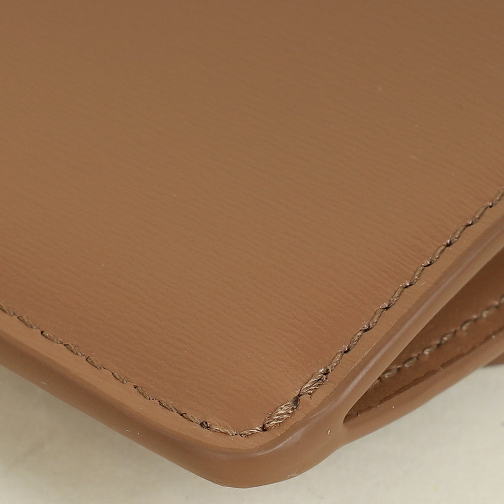 Celine Brown Triomphe Flap Card Holder