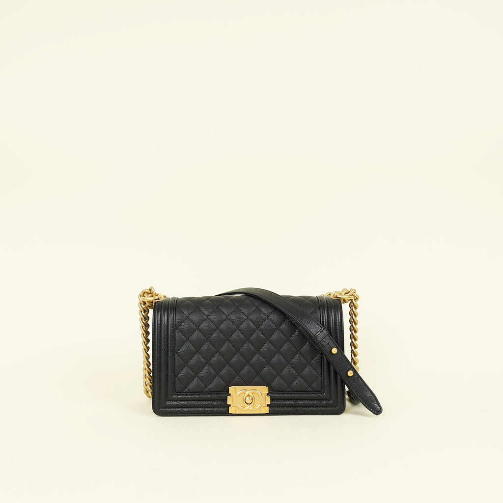 Chanel Black Le Boy Medium Flap Bag