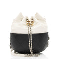 Chanel Aged Calfskin Gabrielle Small Chain Bucket Bag