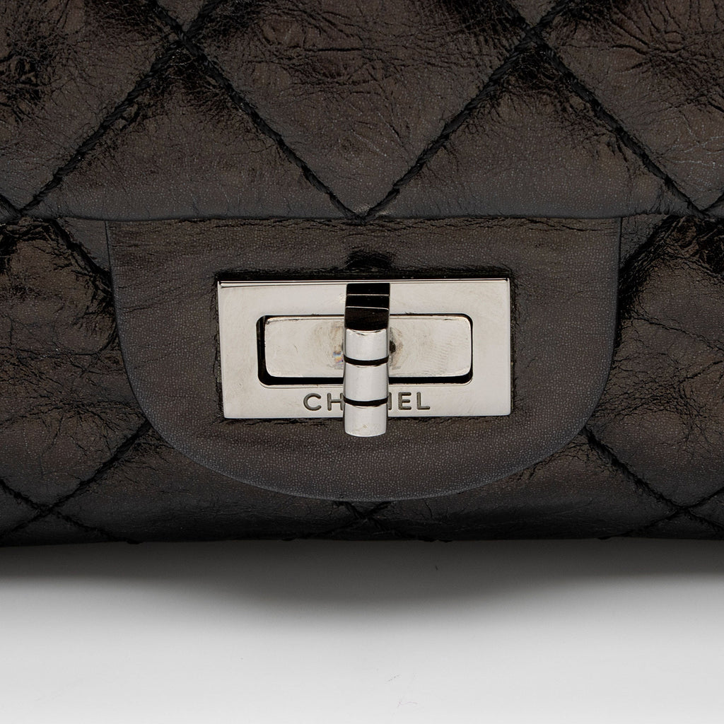 Chanel Aged Calfskin Reissue 225 Double Flap Shoulder Bag (SHF-wB1PQ1)
