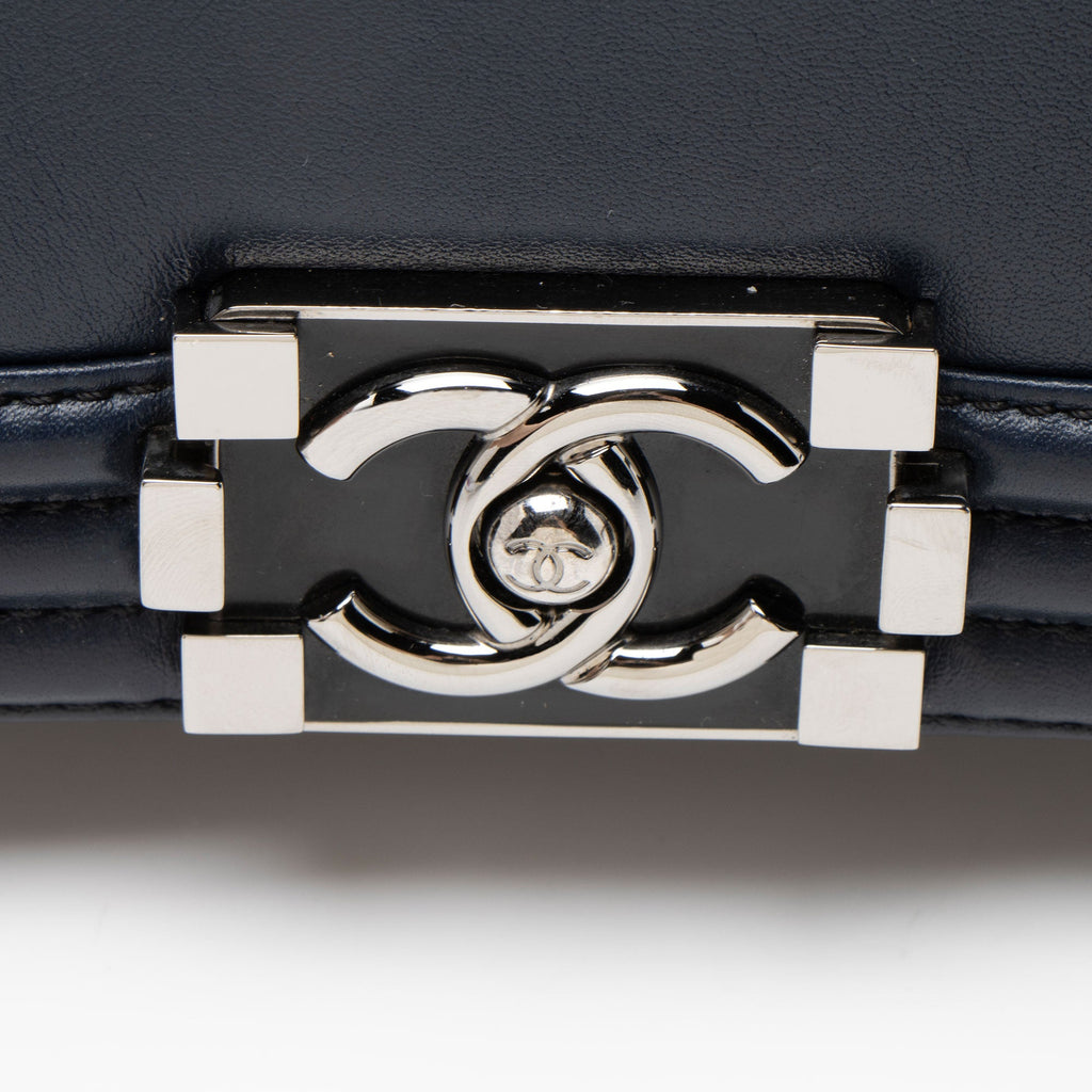 Chanel Bicolor Calfskin Old Medium Boy Bag