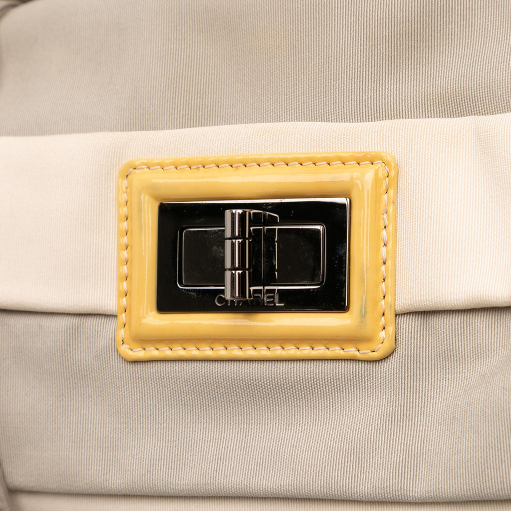 Chanel Bicolor Nylon Grosgrain Reissue 2.55 Shopping Tote