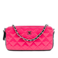 Chanel Bicolor Patent Double Zip Wallet on Chain