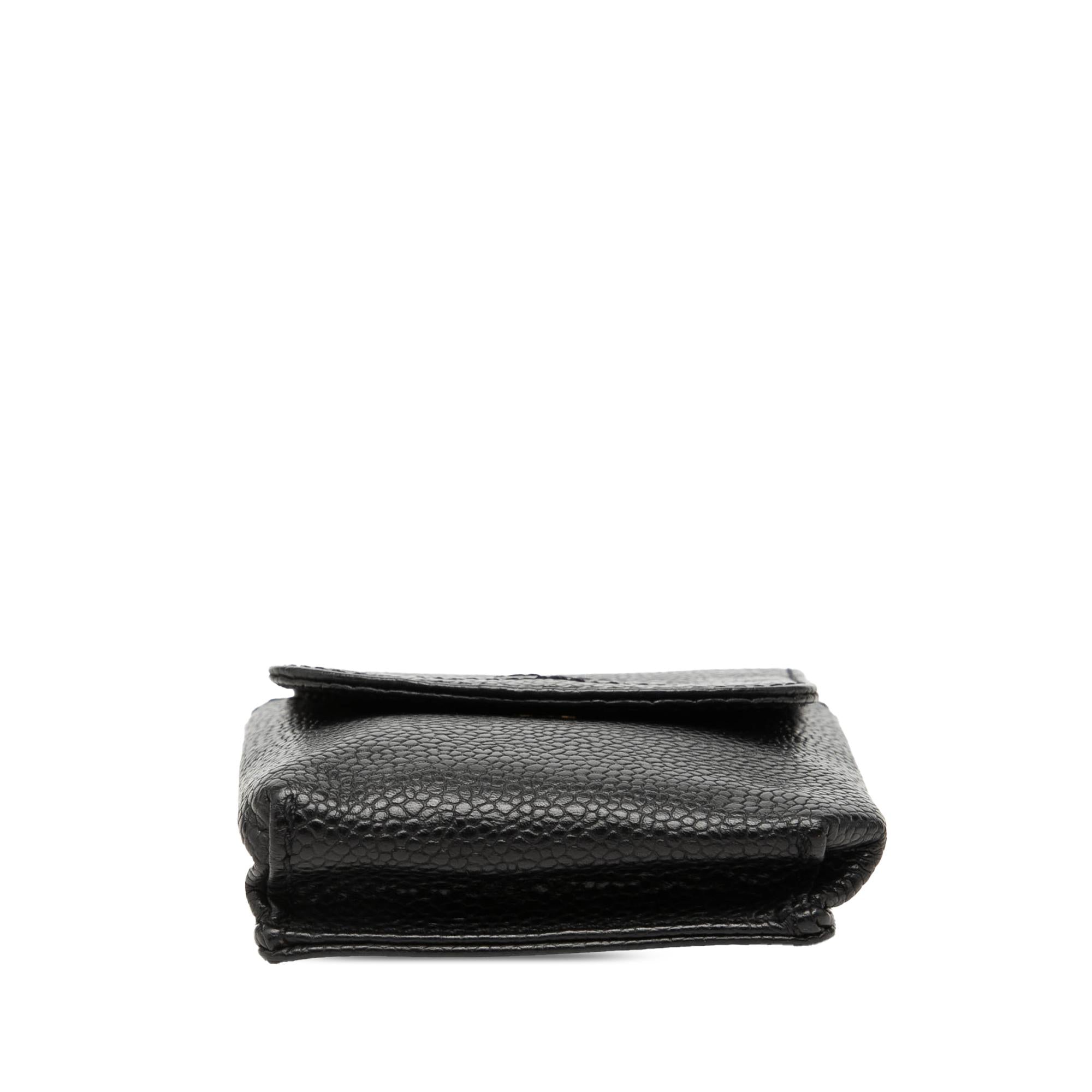 Chanel CC Caviar Cigarette Case