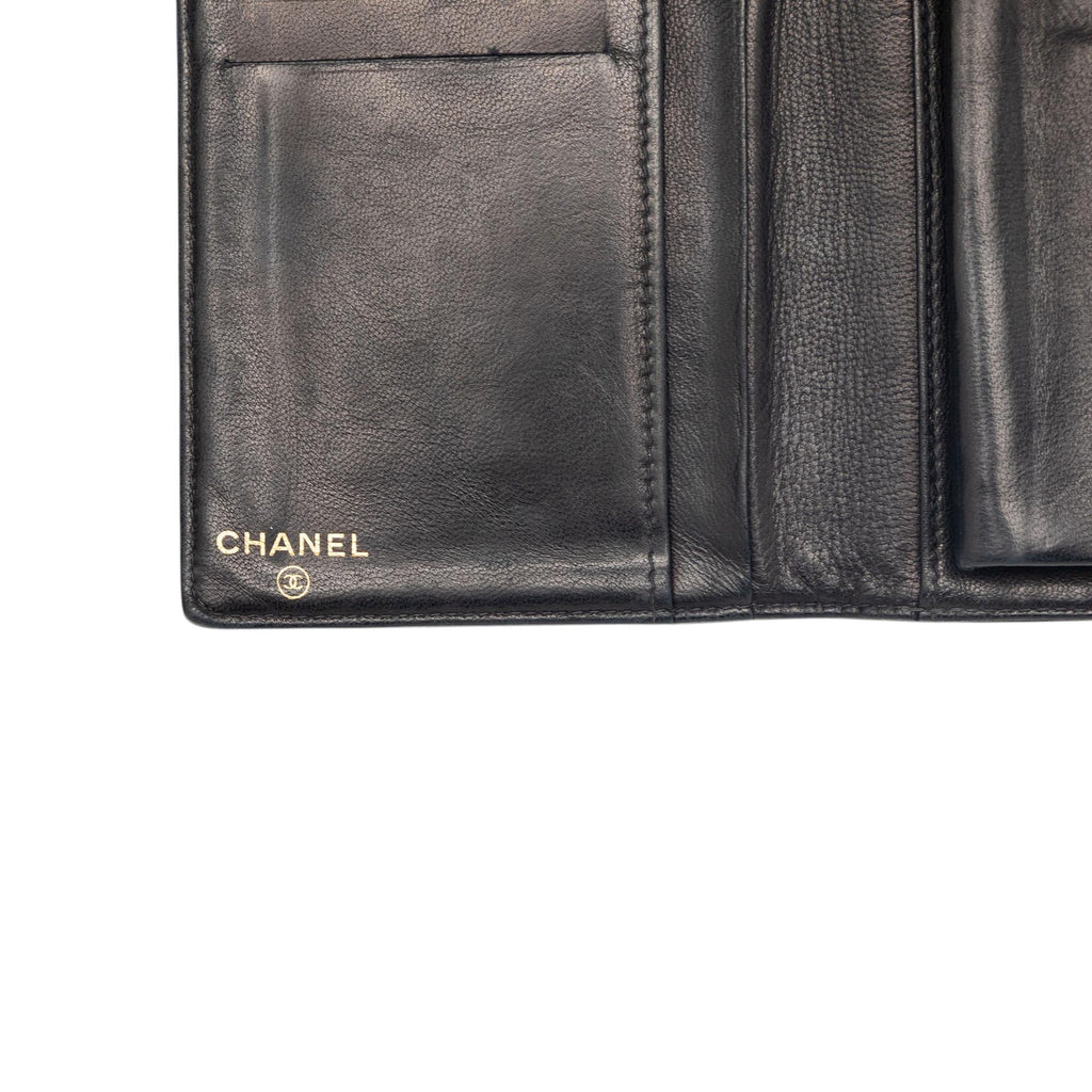 Chanel CC Caviar French Wallet