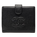 Chanel CC Caviar French Wallet