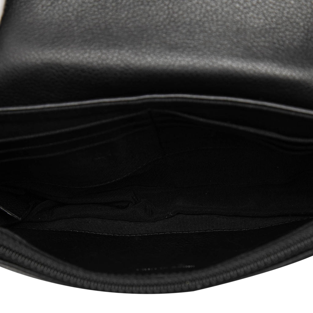 Chanel CC Caviar Half Moon Wallet on Chain