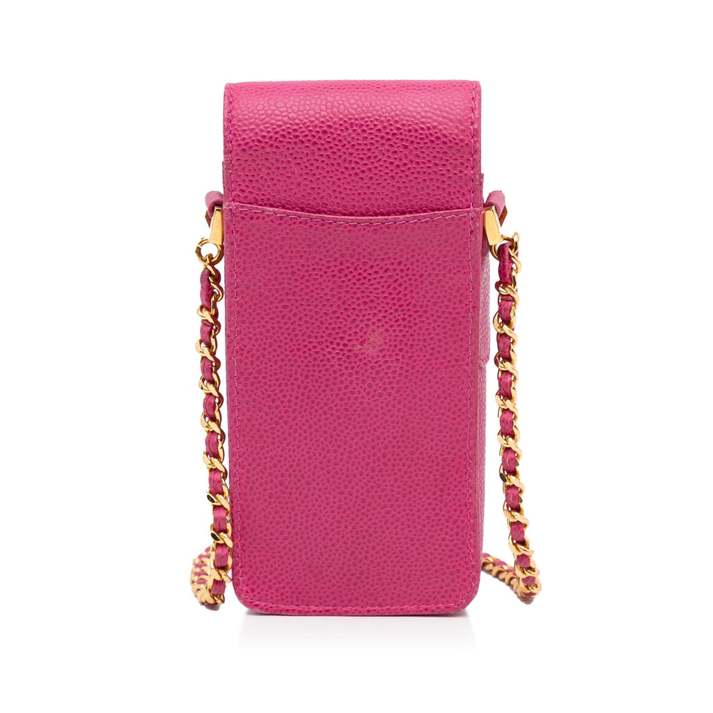 Chanel CC Caviar Phone Crossbody Bag (SHG-6lnu66)