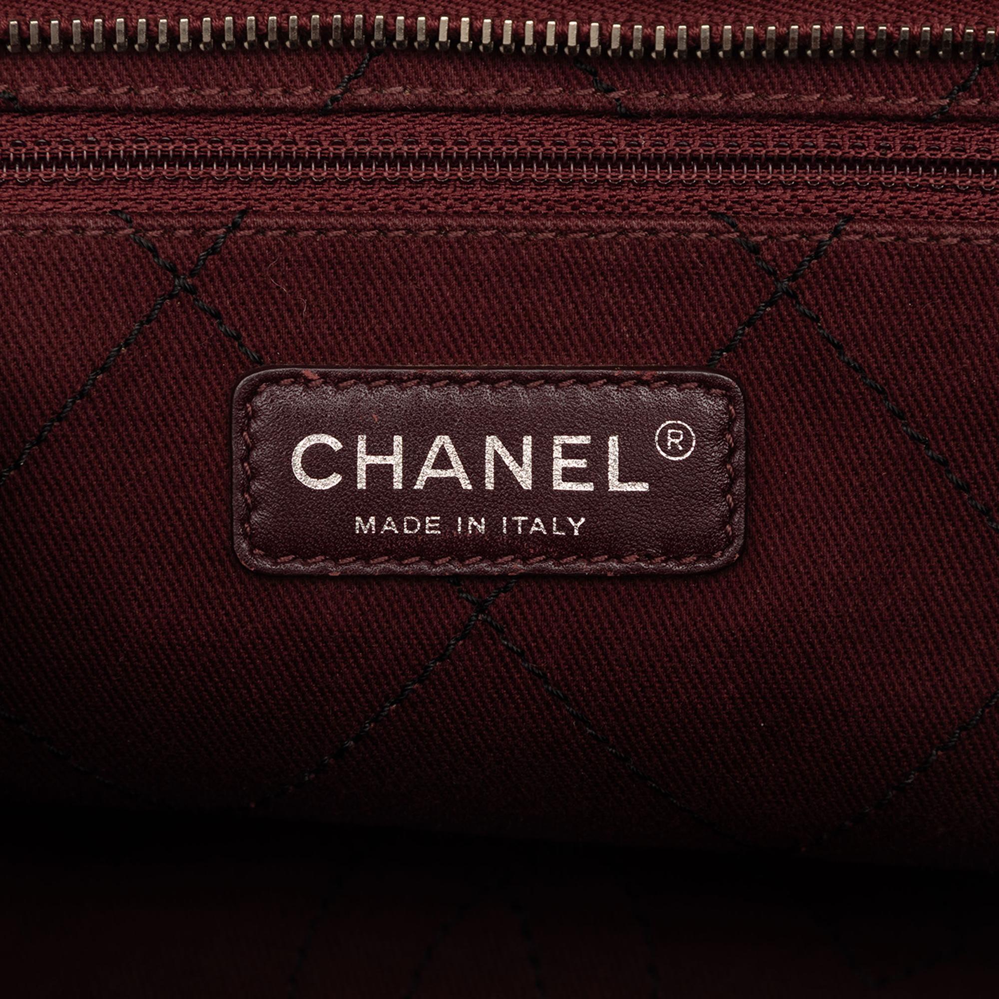 Chanel CC Caviar Wild Stitch On the Road Tote