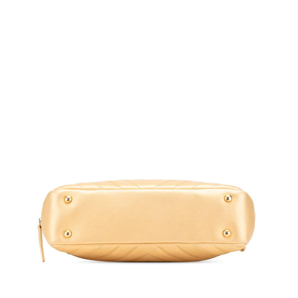 Chanel CC Chevron Lambskin Camera Shoulder Bag
