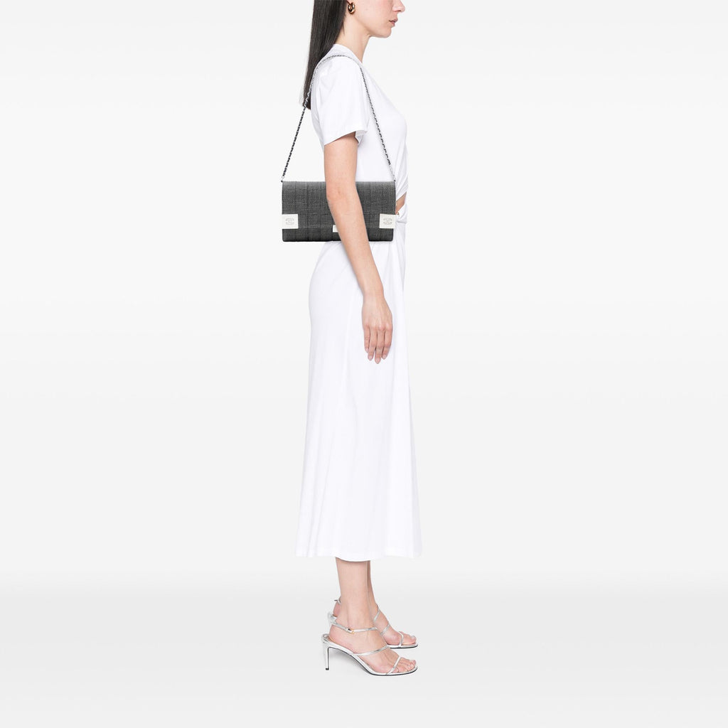 Chanel CC Choco Bar Denim Chain Flap