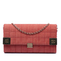 Chanel CC Choco Bar Denim Chain Flap