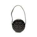 Chanel CC Choco Bar Patent Round Shoulder Bag