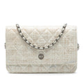 Chanel CC Coated Tweed Wallet On Chain