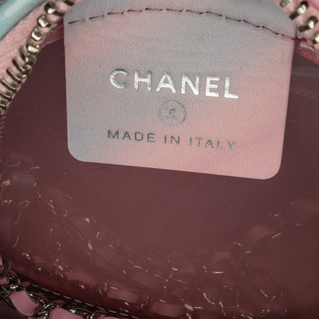 Chanel CC Filigree Transparent Round Crossbody (SHG-5scbX0)