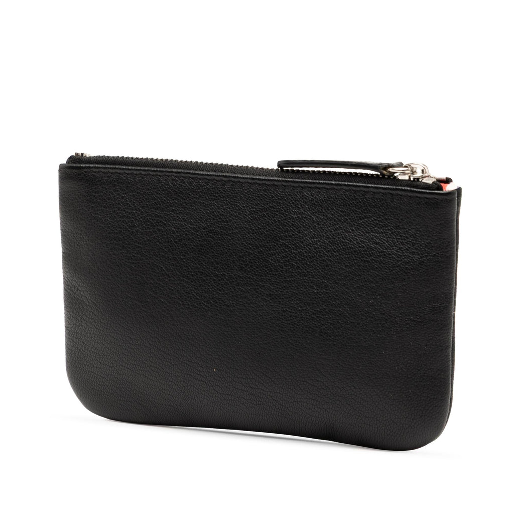 Chanel CC Grained Calfskin Zip Pouch