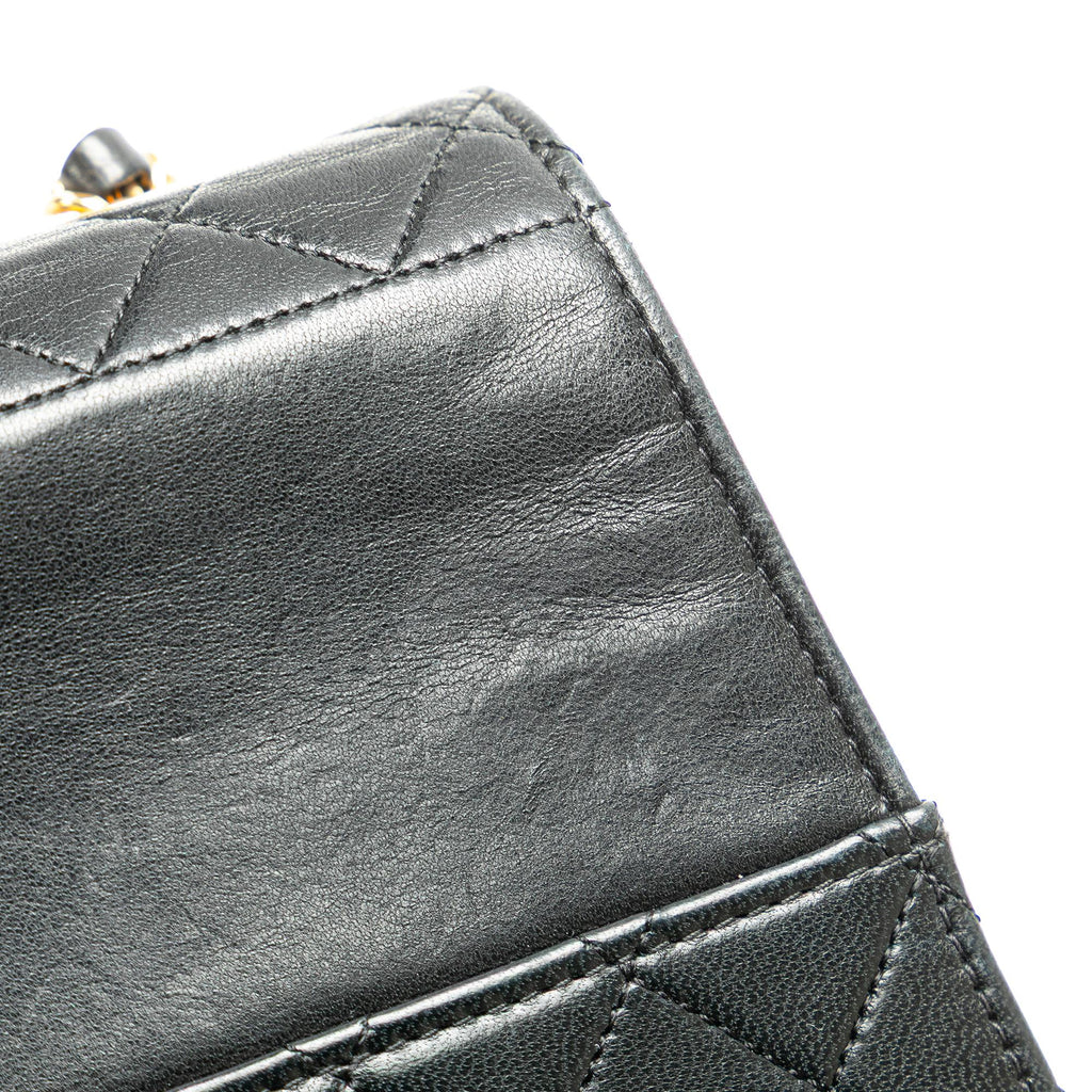 Chanel CC Lambskin Trapezoid Flap