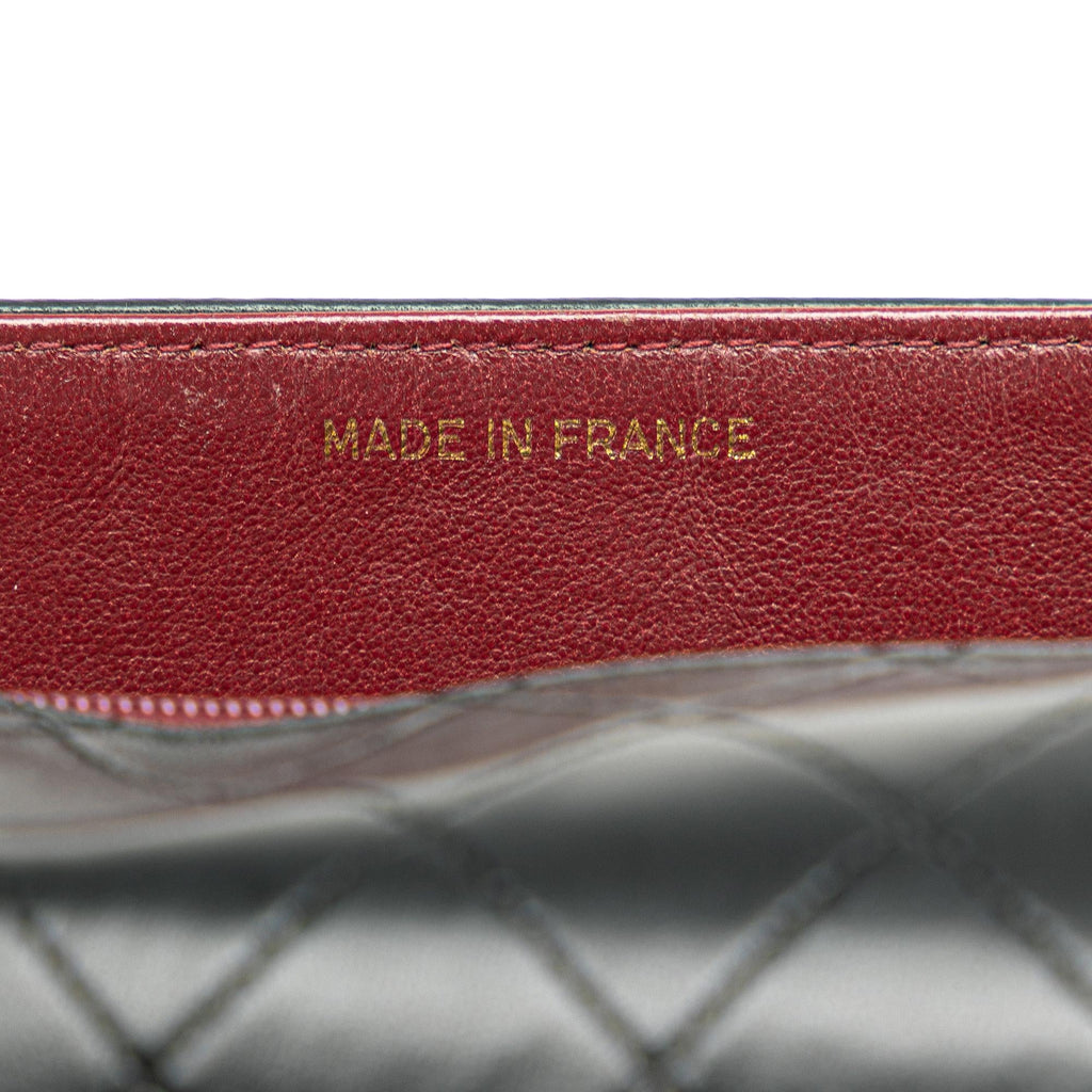 Chanel CC Lambskin Trapezoid Flap