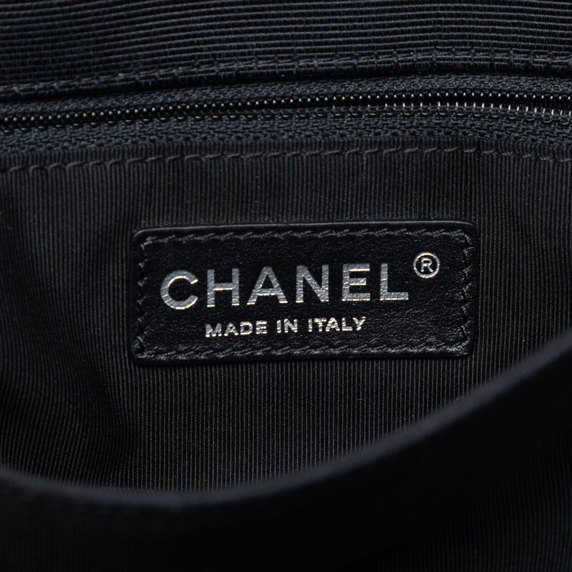 Chanel CC Multicolor Quilted Tweed Accordion Houndstooth Flap
