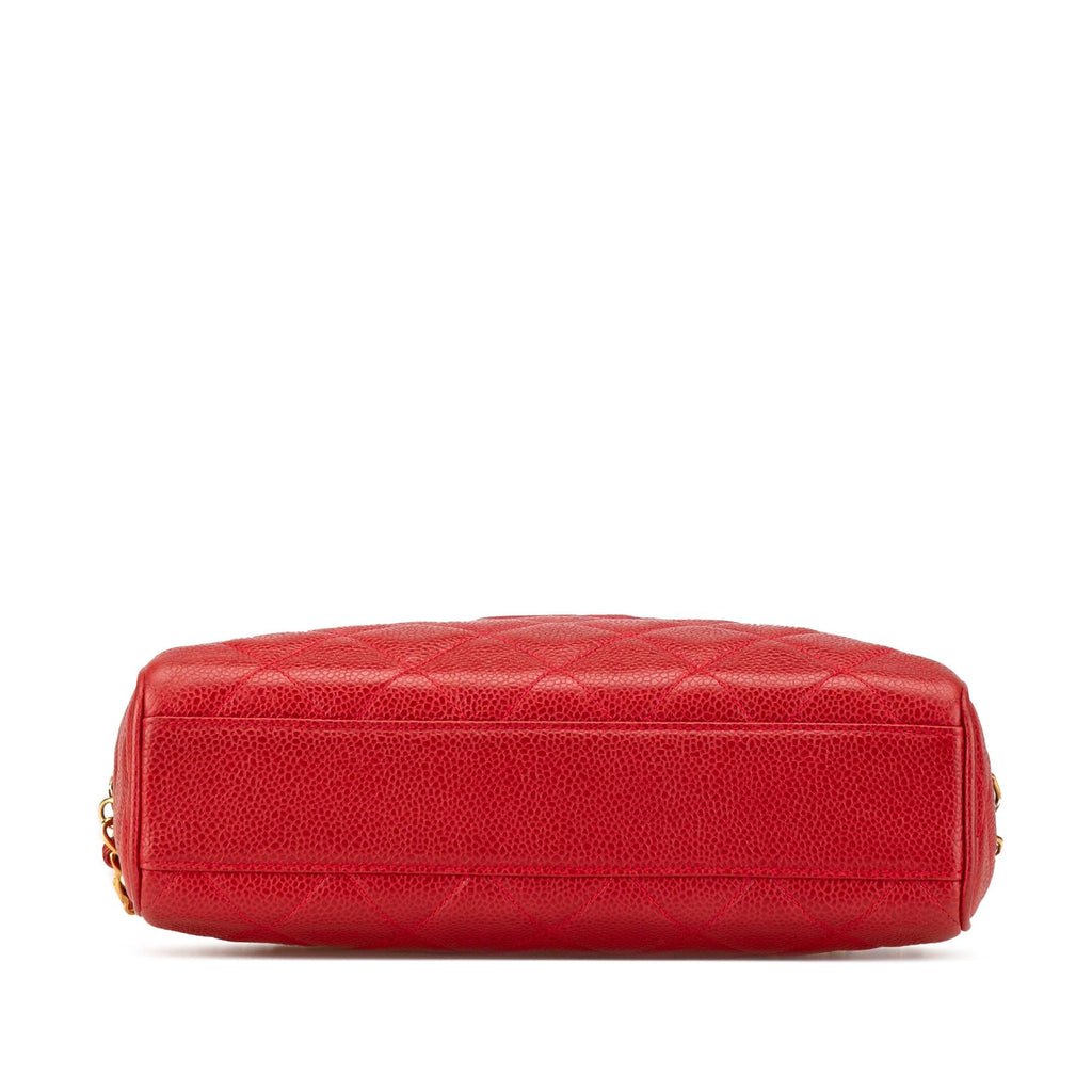 Chanel CC Quilted Caviar Chain Camera Bag