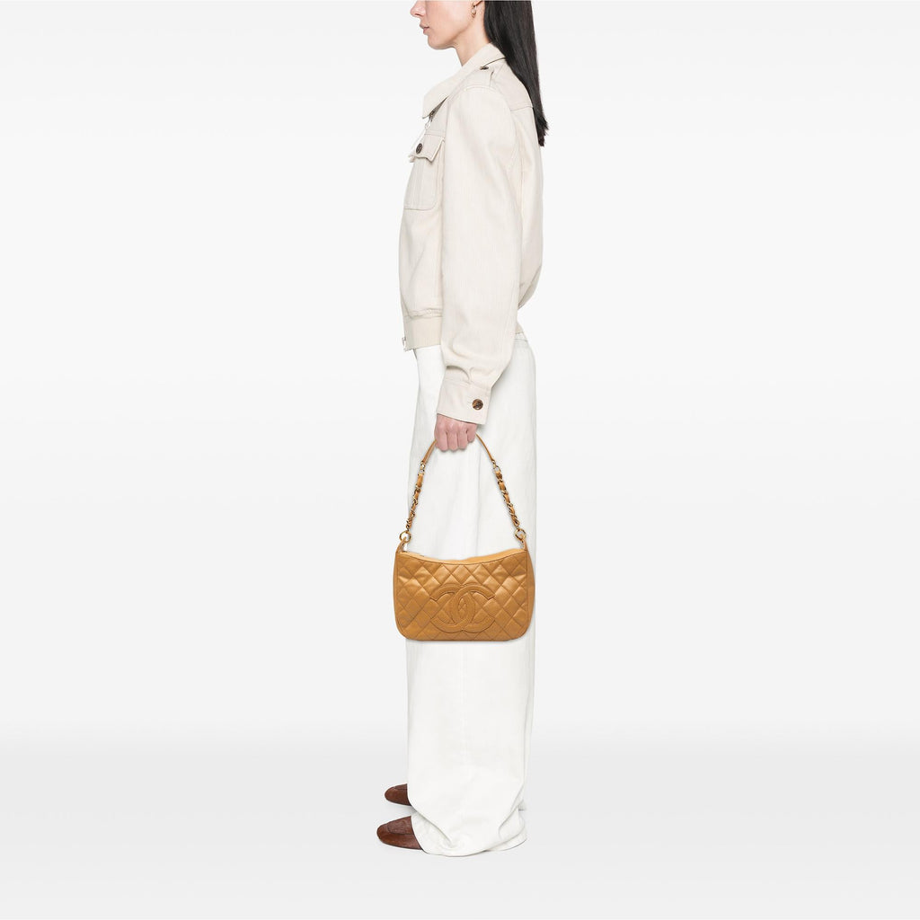 Chanel CC Quilted Caviar Timeless Shoulder Bag