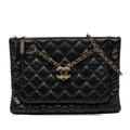 Chanel CC Quilted Lambskin Double Zip Crossbody