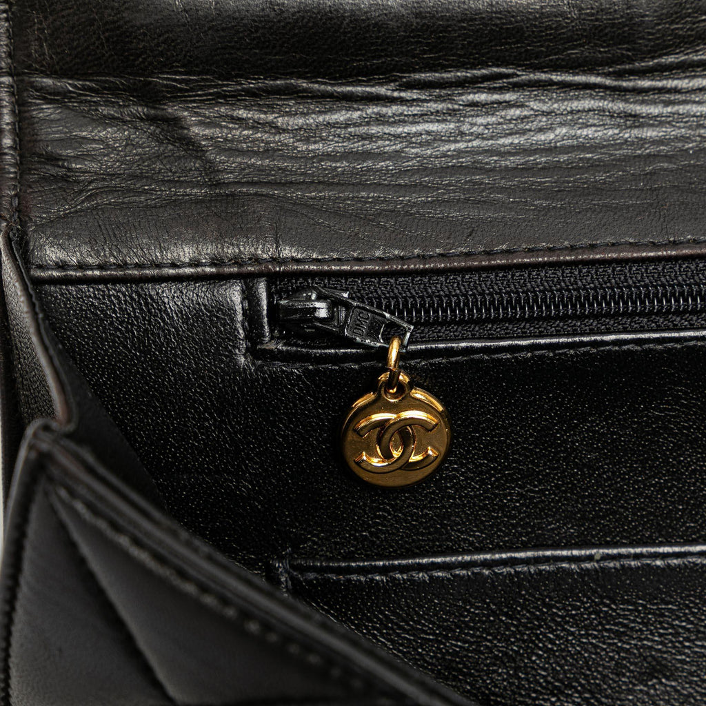 Chanel CC Quilted Lambskin Flap Briefcase (SHG-8TcoB4)