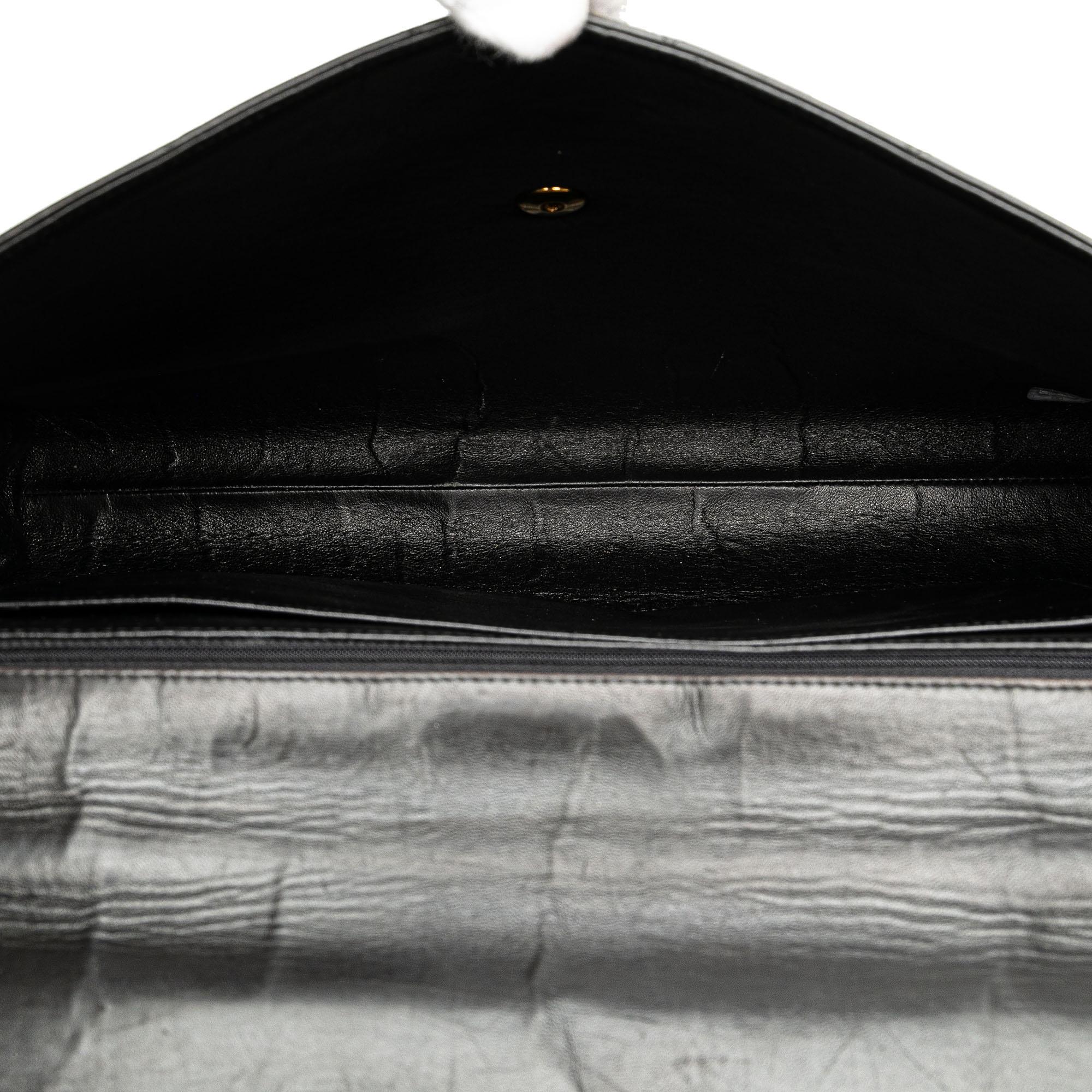 Chanel CC Quilted Lambskin Flap Briefcase (SHG-8TcoB4)