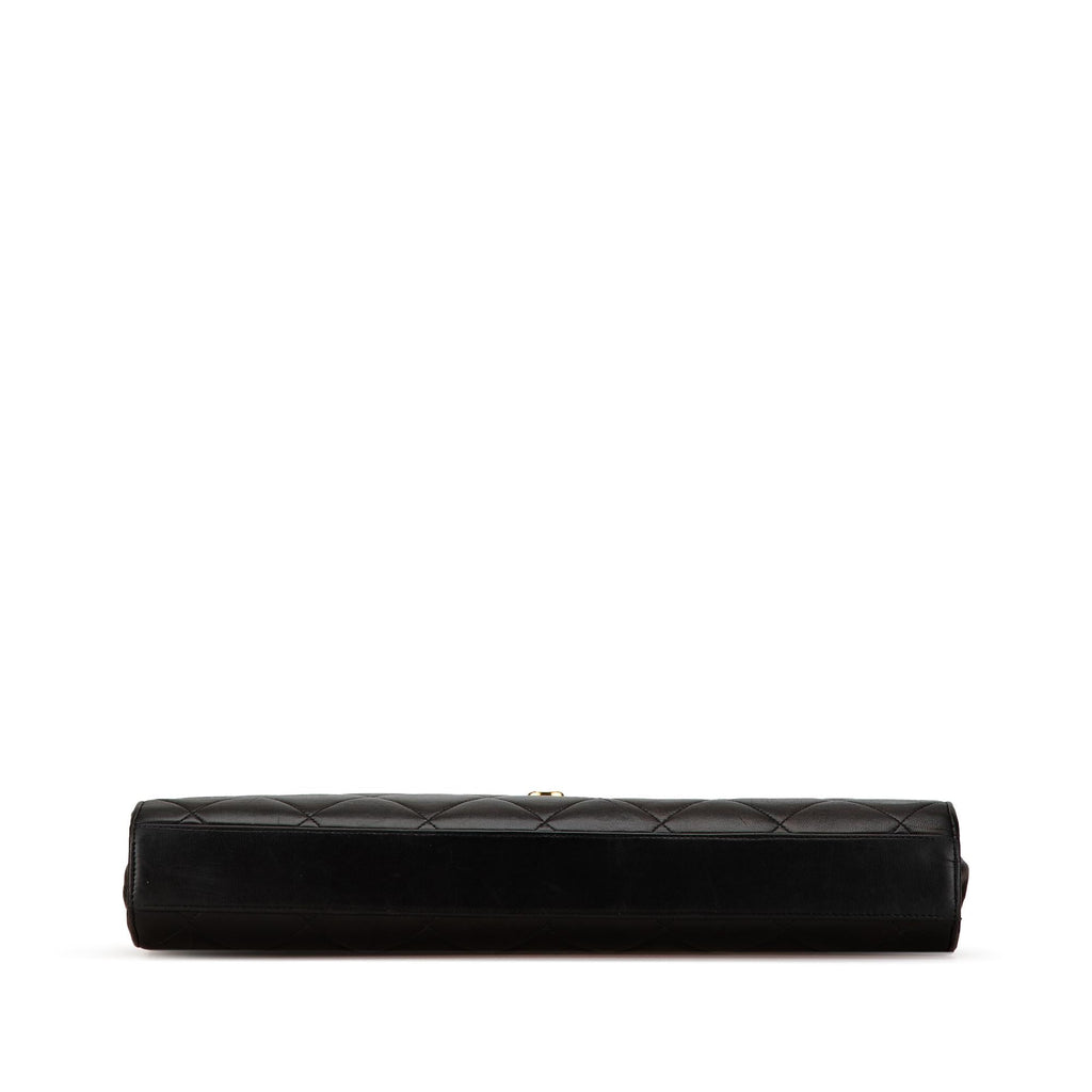 Chanel CC Quilted Lambskin Flap Briefcase (SHG-C50FAl)