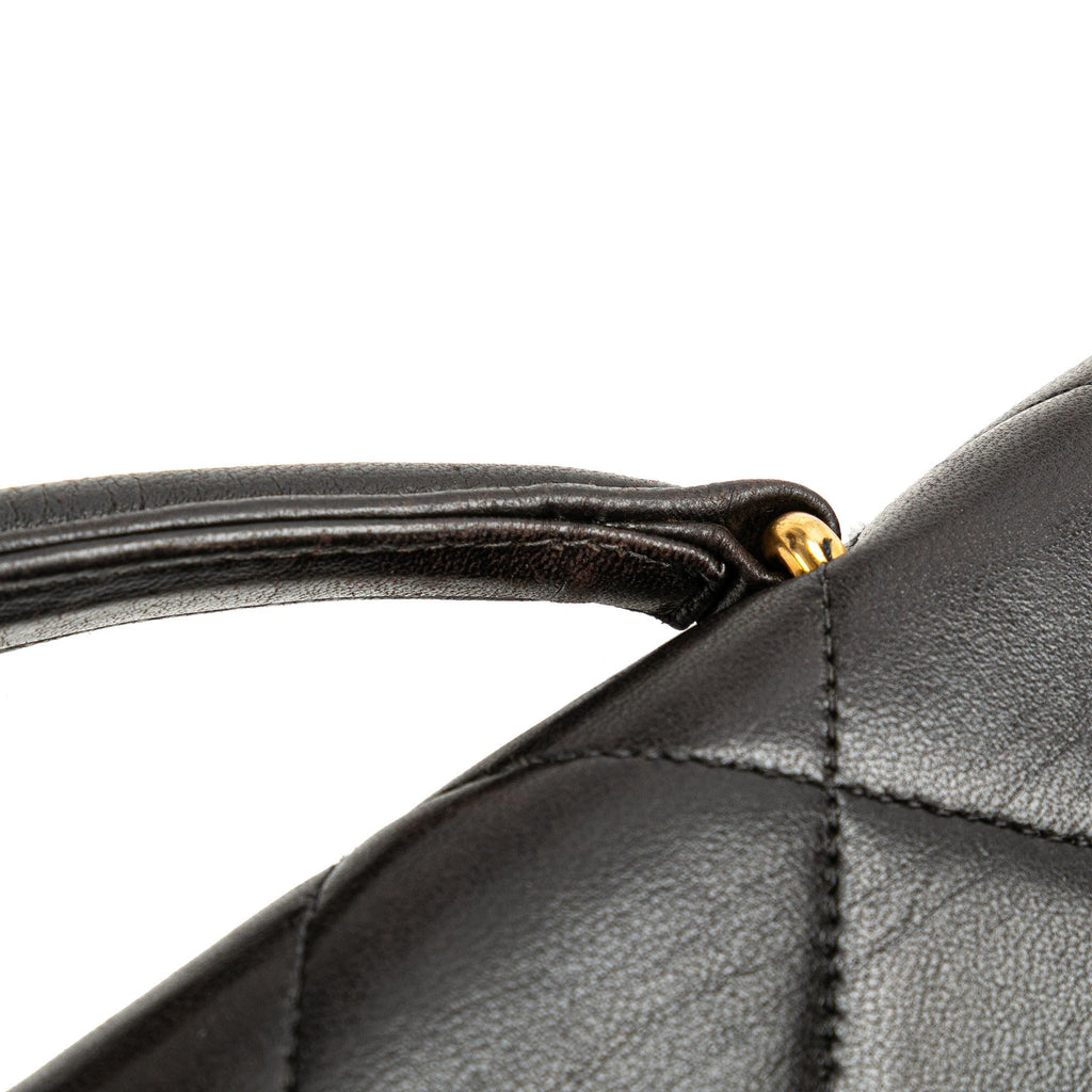 Chanel CC Quilted Lambskin Flap Briefcase (SHG-q0A6fi)